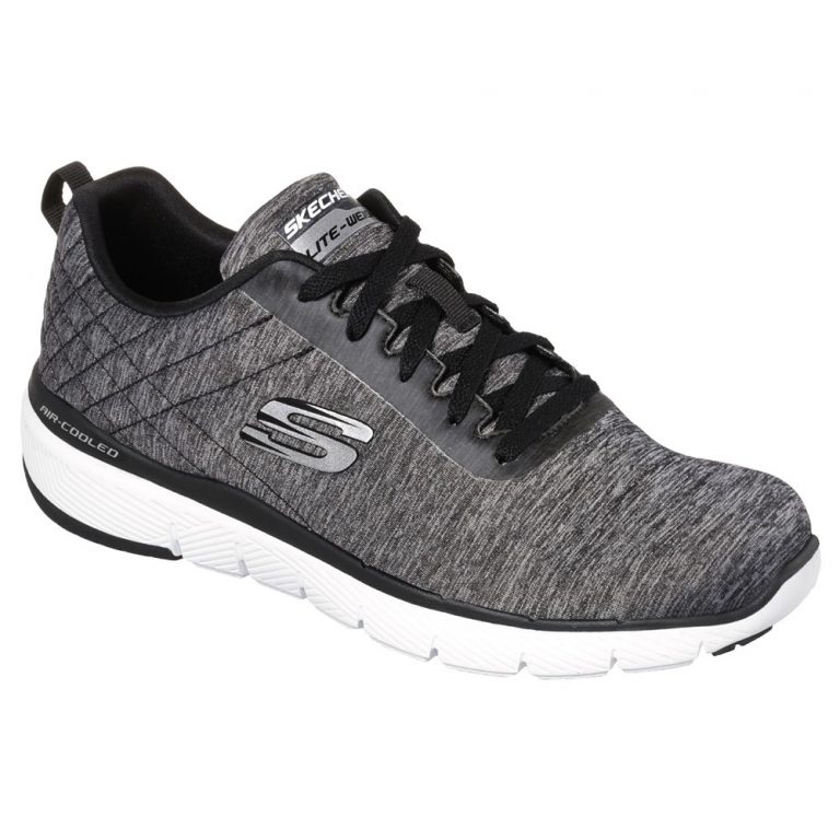 Skechers Mens SK52956 Flex 3 Black/ White lace.  Sizes - 8 and 9 only.   Price - £67 