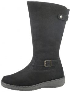 Waldlaufer 533904 Hoja Black nubuck fur lined zip boot Size - Sold Out.  Price - £129 