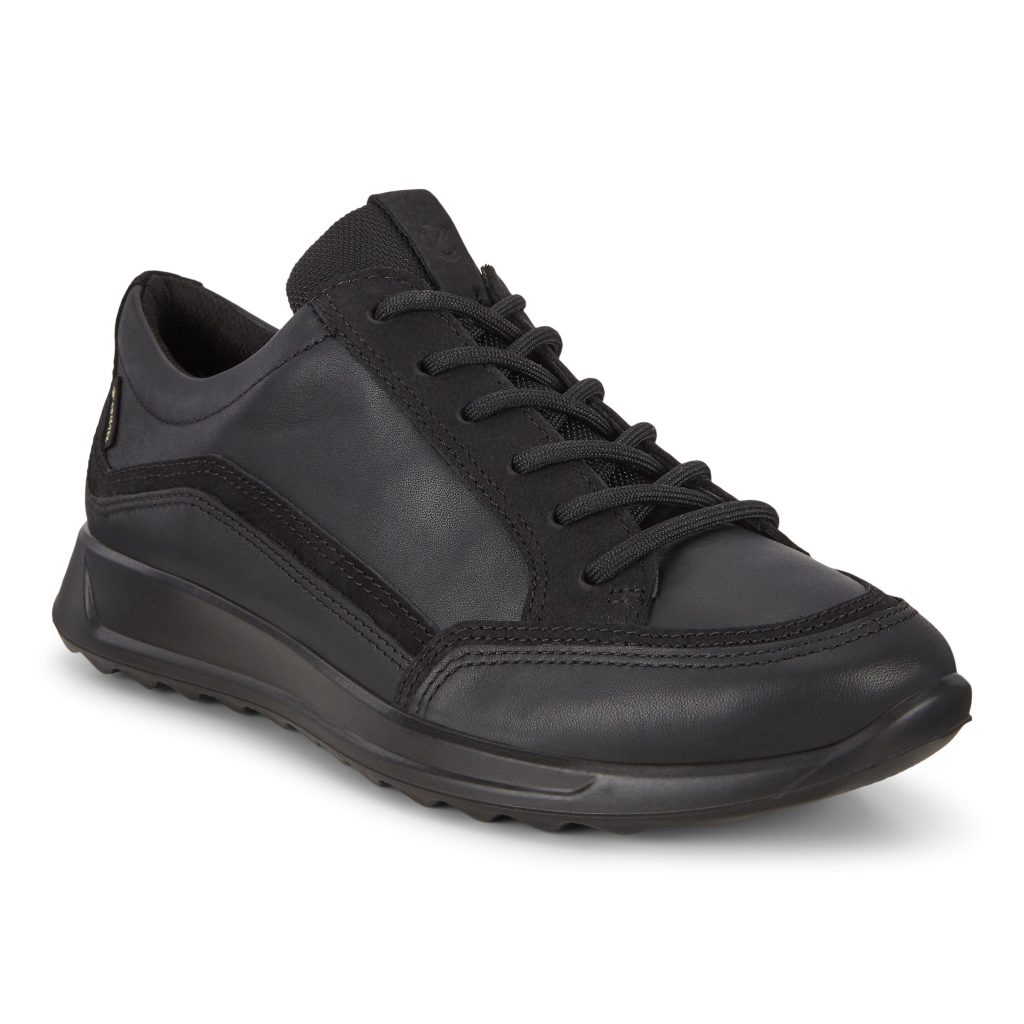 Ecco 292363 Flexure Black GoreTex Lace Shoe  Sizes - 37 and 42 only.   Price - £120 NOW £79