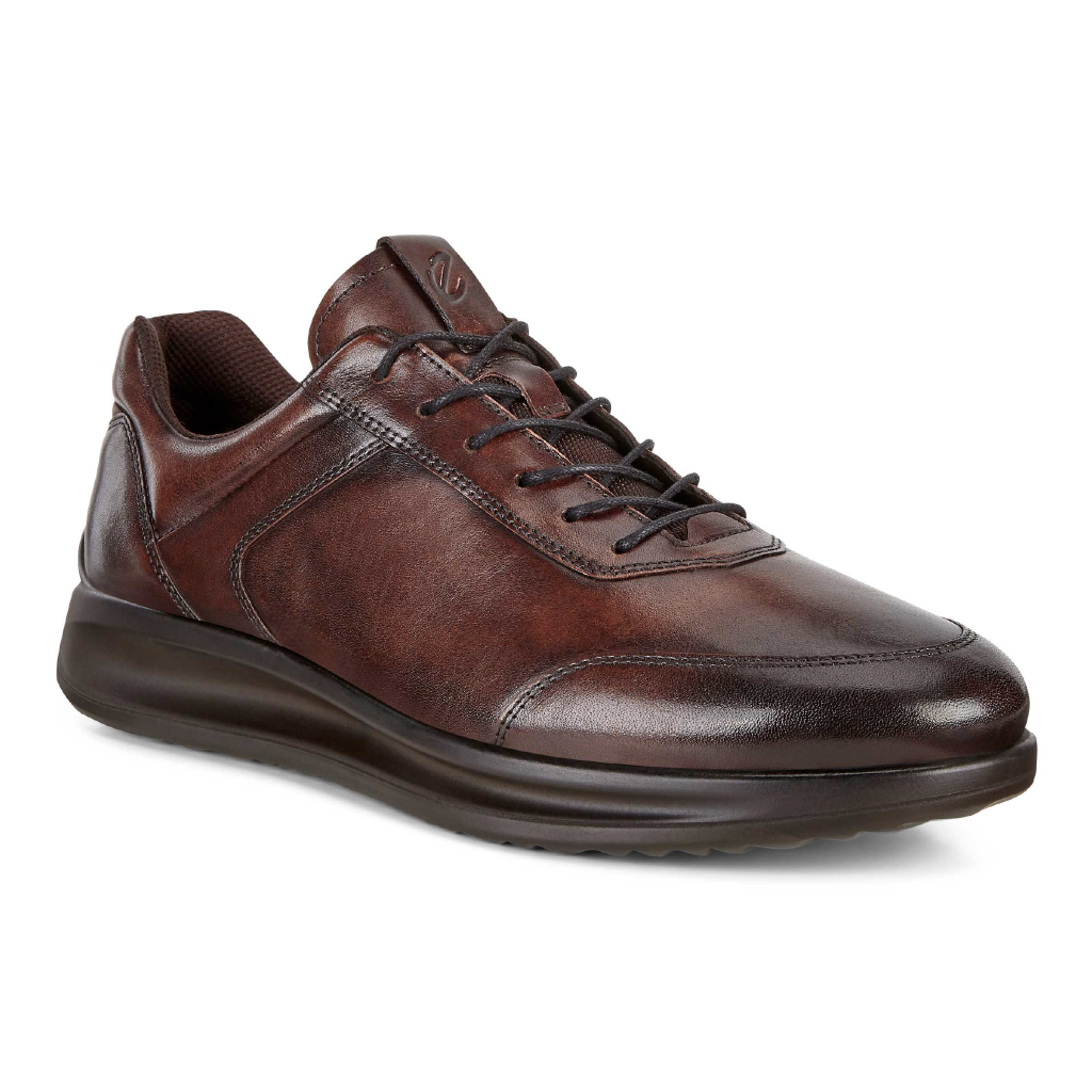 Ecco Mens 207124 Aquet Brown Lace Shoe  Sizes 41, 43 and 46.   Price - £110 NOW £79