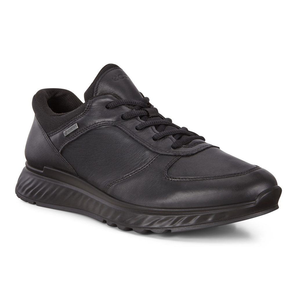 Ecco Mens 835304 Exostride Black GoreTex Lace Shoe  Sizes - Sold Out.   Price - £130 