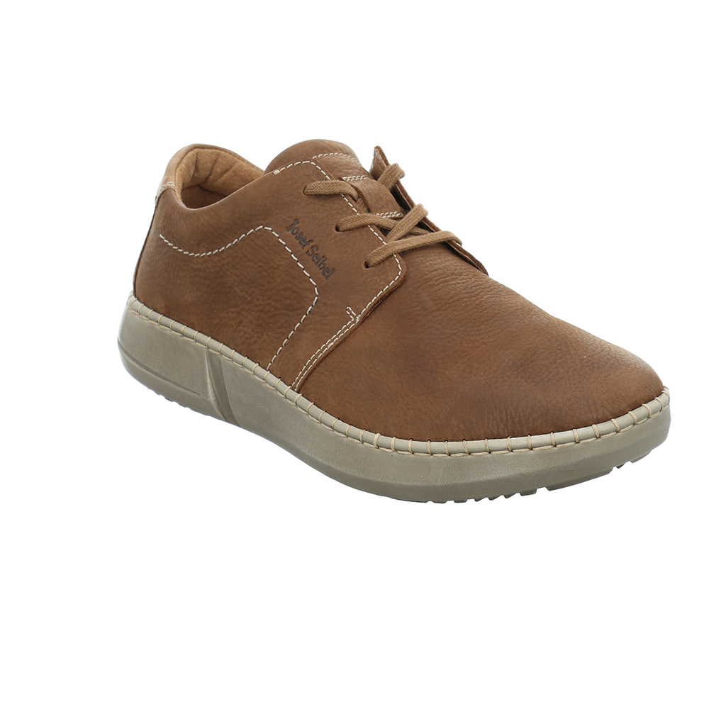 Josef Seibel Mens Louis 01 Brown Lace Shoe   Sizes - 41 only.  Price - £85 NOW £59