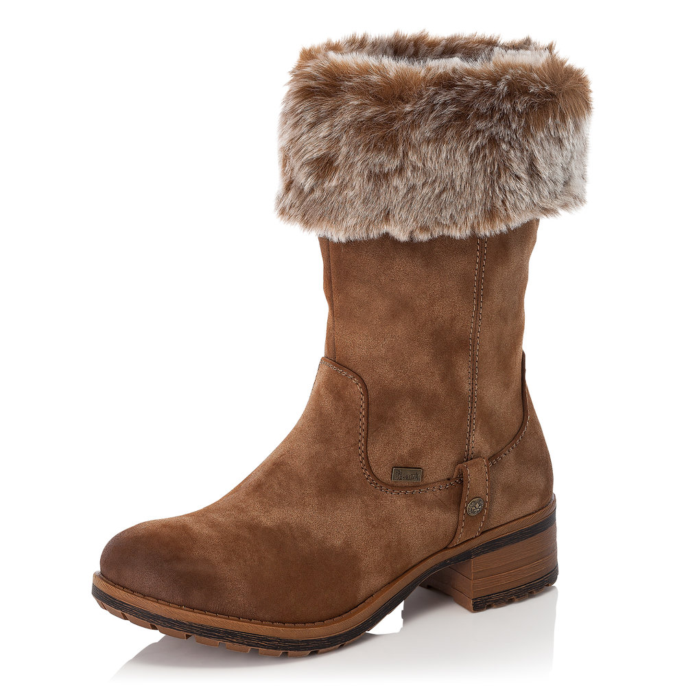 Rieker 96854-24 Brown zip/slip-on boot  Sizes - 38 to 41 Price - £75 