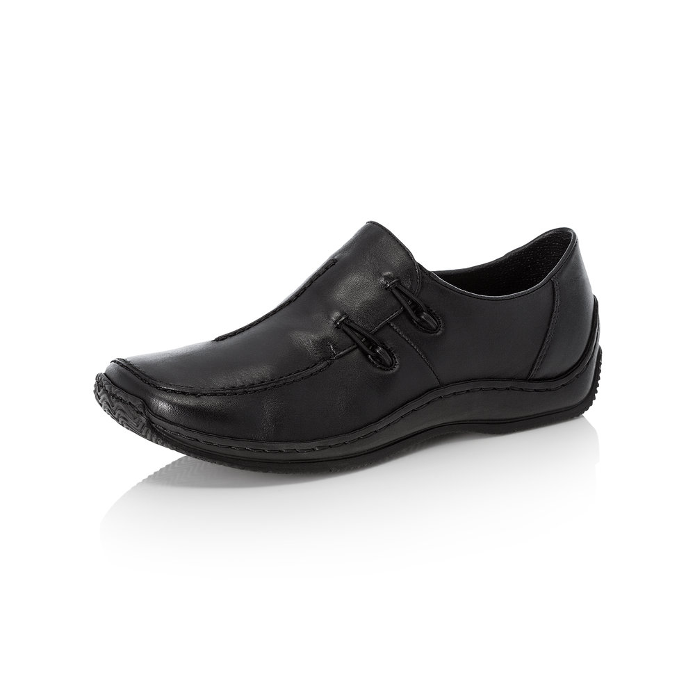 Rieker L1751-00 Black slip-on shoe   Sizes - 37 to 41   Price - £59 
