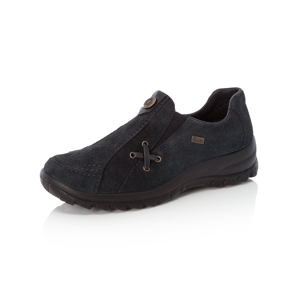 Rieker L7171-14 Navy slip-on Tex shoe   Sizes - Sold Out.   Price - £67