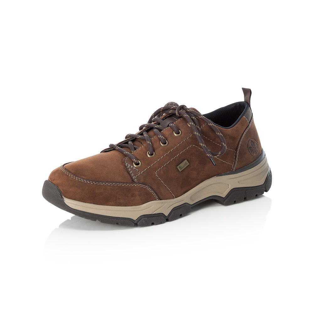 Rieker Mens 11222-22 Brown Tex lace shoe  Sizes - 41 to 46.   Price - £79