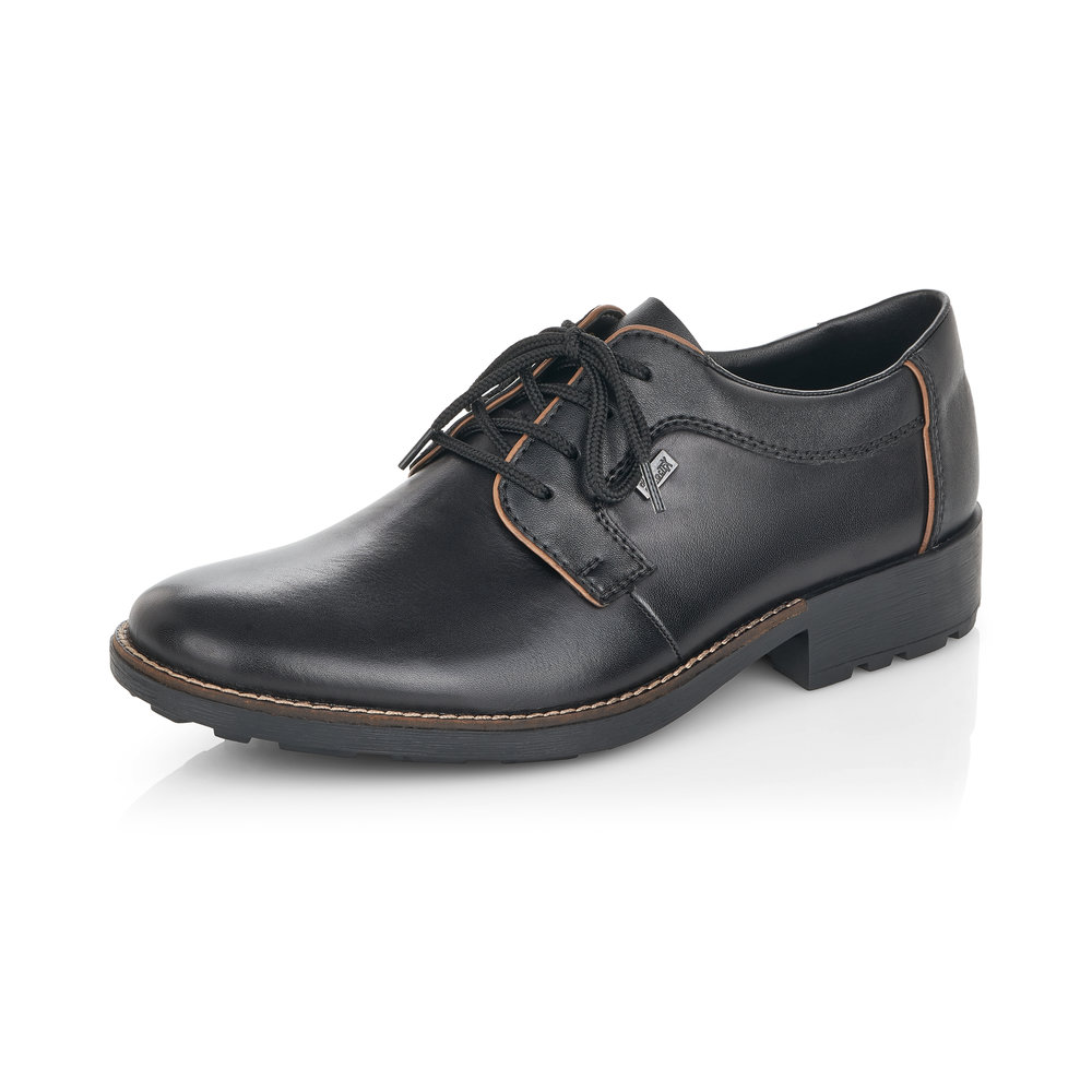 Rieker Mens 16024-001 Black Tex lace shoe   Size - Sold Out.   Price - £69 