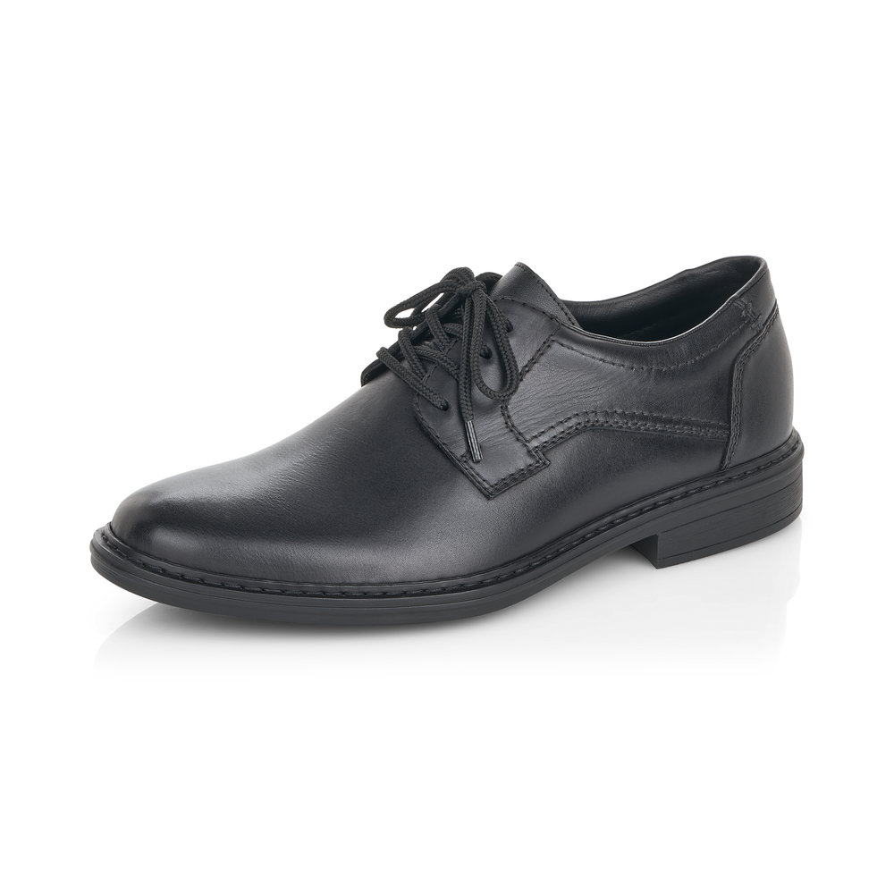 Rieker Mens 17627-001 Black lace shoe   Sizes - 41 to 46   Price - £67