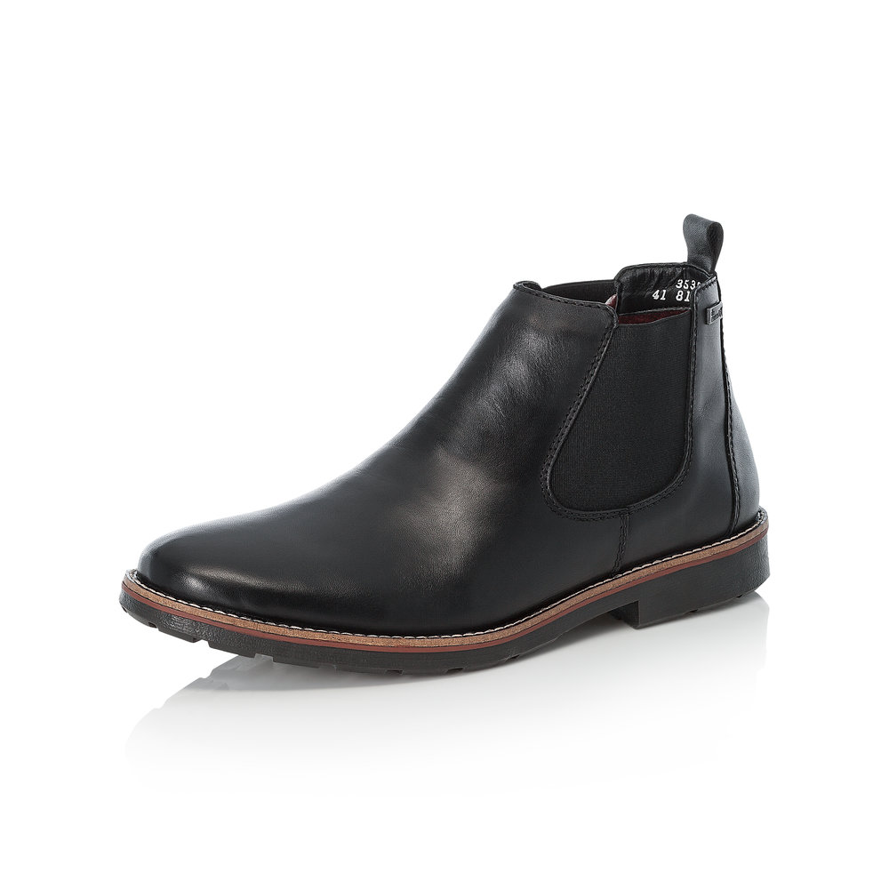 Rieker Mens 35382-00 Black slip-on boot  Sizes - 42 only.    Price - £77 NOW £69