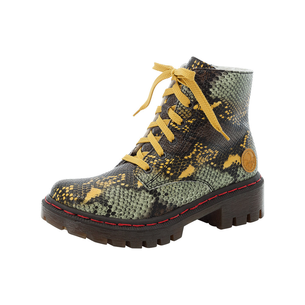 Rieker Y8746-90 Python zip/lace boot   Sizes - 38, 39 and 40.   Price - £59 