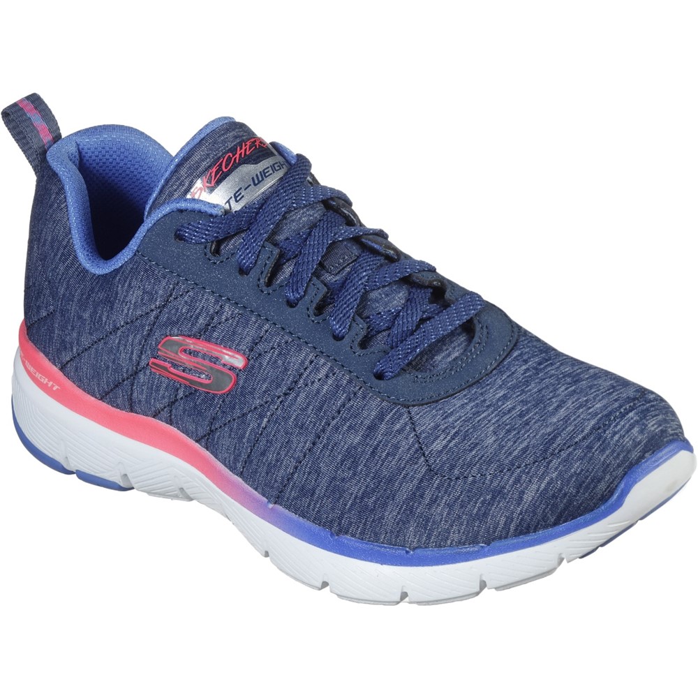 Skechers 149008 Flex Lite Blue lace.   Size - 7 only.   Price - £59 Now £47