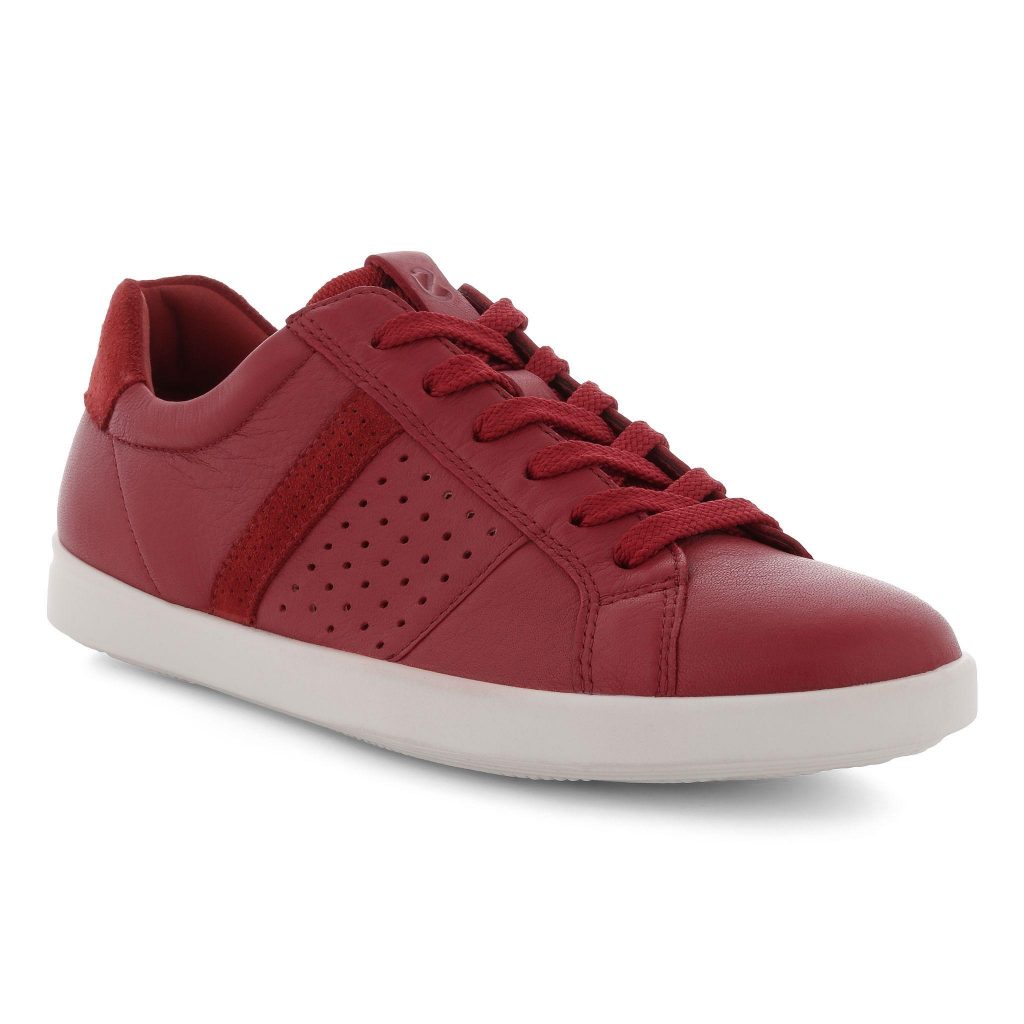 Ecco 205093 Leisure Chilli red lace shoe Sizes - 39, 40 and 41.  Price - £90 Now £79