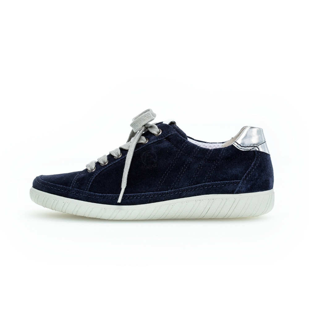Gabor 86.458.36 Amulet Navy suede lace shoe   Sizes - 6 and 8 only.  Price - £89 NOW £79 