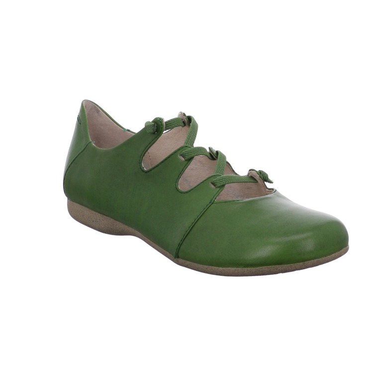 Josef Seibel Fiona 04 India green elastic lace shoe Sizes -  41 only.  Price - £85 NOW £75