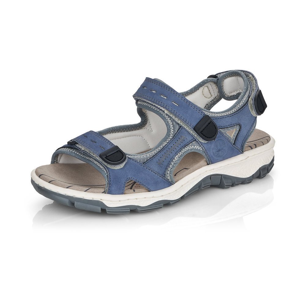 Rieker 68874-14 Jeans strap walking sandal  Sizes - 37 to 41.  Price - £59