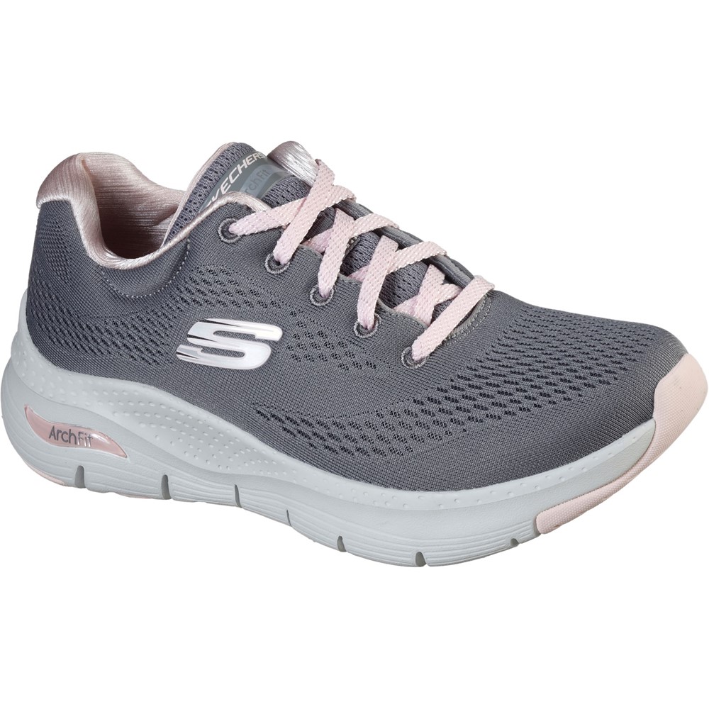Skechers 149057 Arch Fit Grey Pink Lace Sizes - 4 to 7.   Price - £89