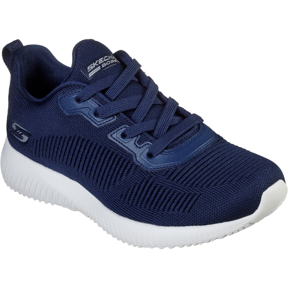 Skechers 32504 Bobs Squad Navy Knit Lace Sizes - Sold Out Price - £49