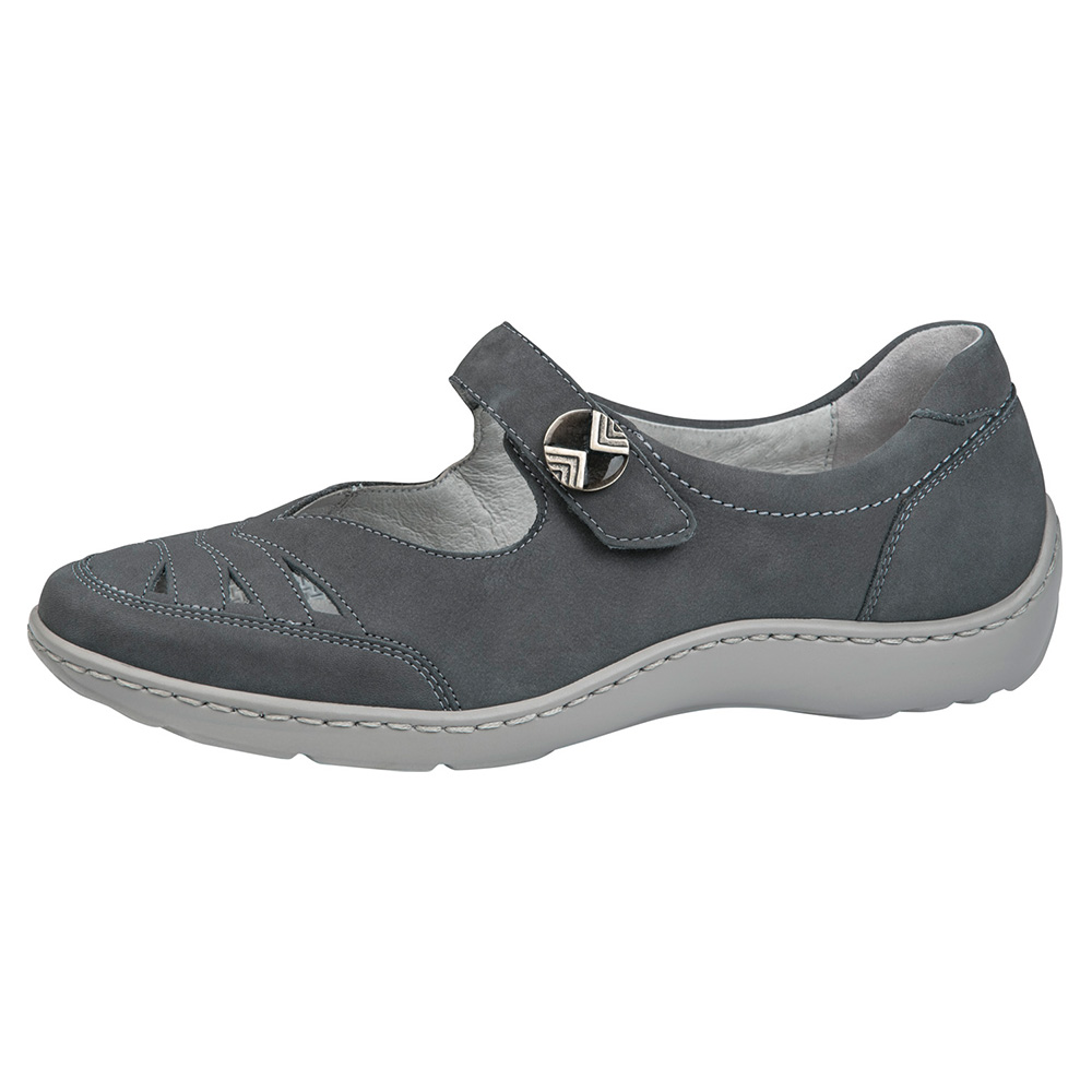 Waldlaufer 496309 Henni Grey bar shoe Sizes - Sold Out.  Price - £79
