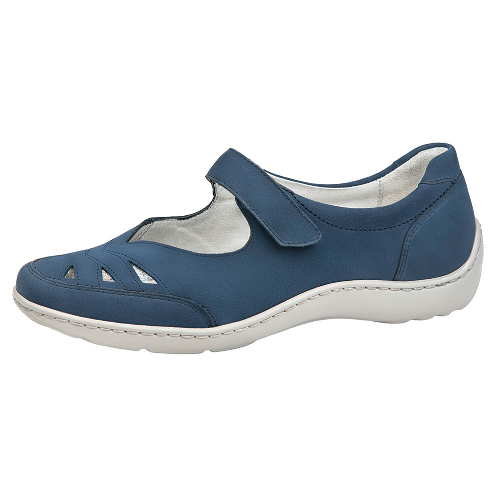 Waldlaufer 496309 Henni Jeans blue bar shoe  Sizes - Sold Out  Price - £79