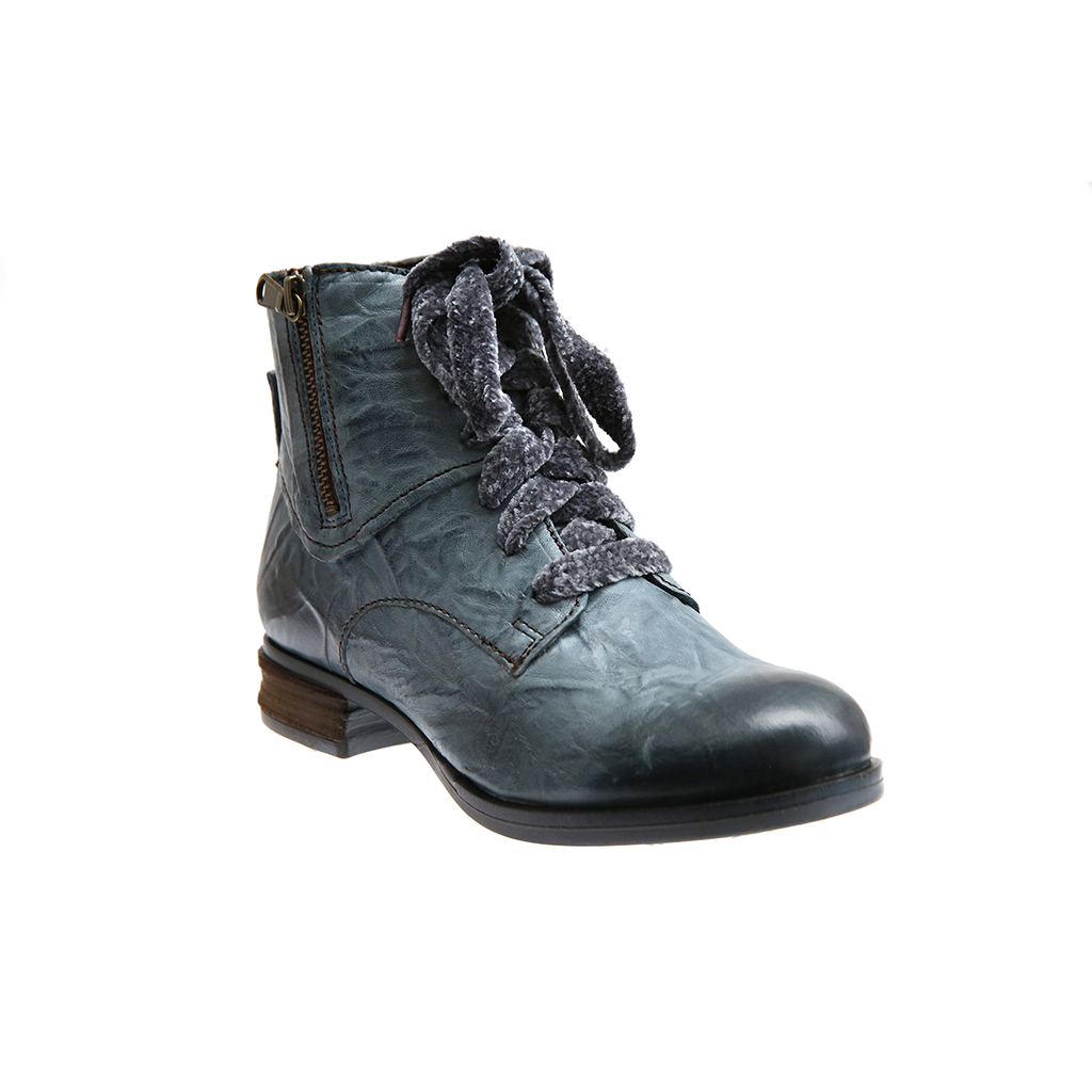 Josef Seibel Sanja 11 Azur blue lace zip boot Sizes - 39 only. Price - £99 NOW £59