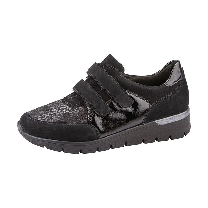 Waldlaufer 626K31 K Ramona Black multi twin strap shoe Sizes - Sold Out.  Price - £99