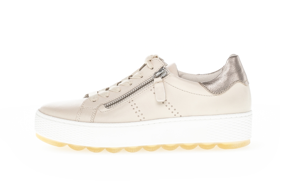 Gabor 86.058.53 Quench Ivory zip lace shoe Sizes - 7 only.   Price - £95 NOW £85