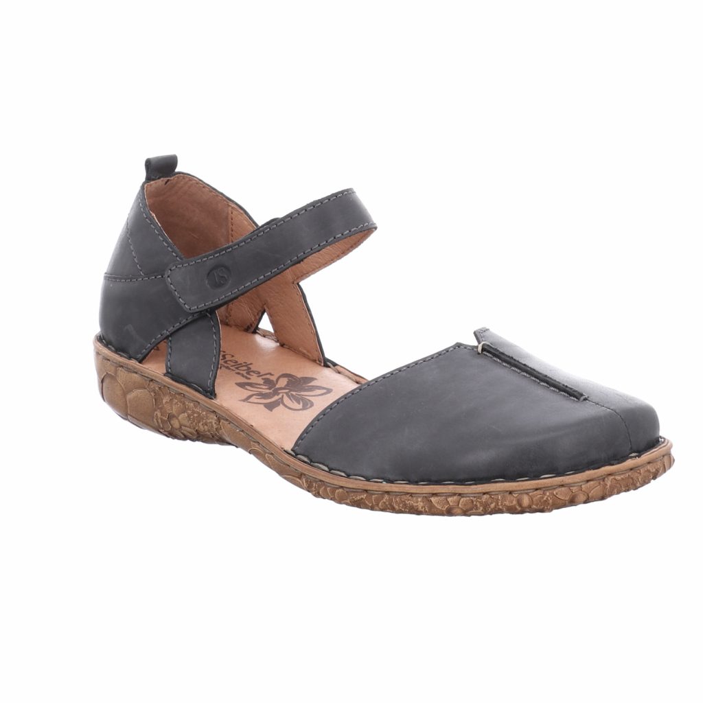 Josef Seibel Rosalie 42 Black ankle strap sandal Sizes - 38, 40 and 41. Price - £79 NOW £69