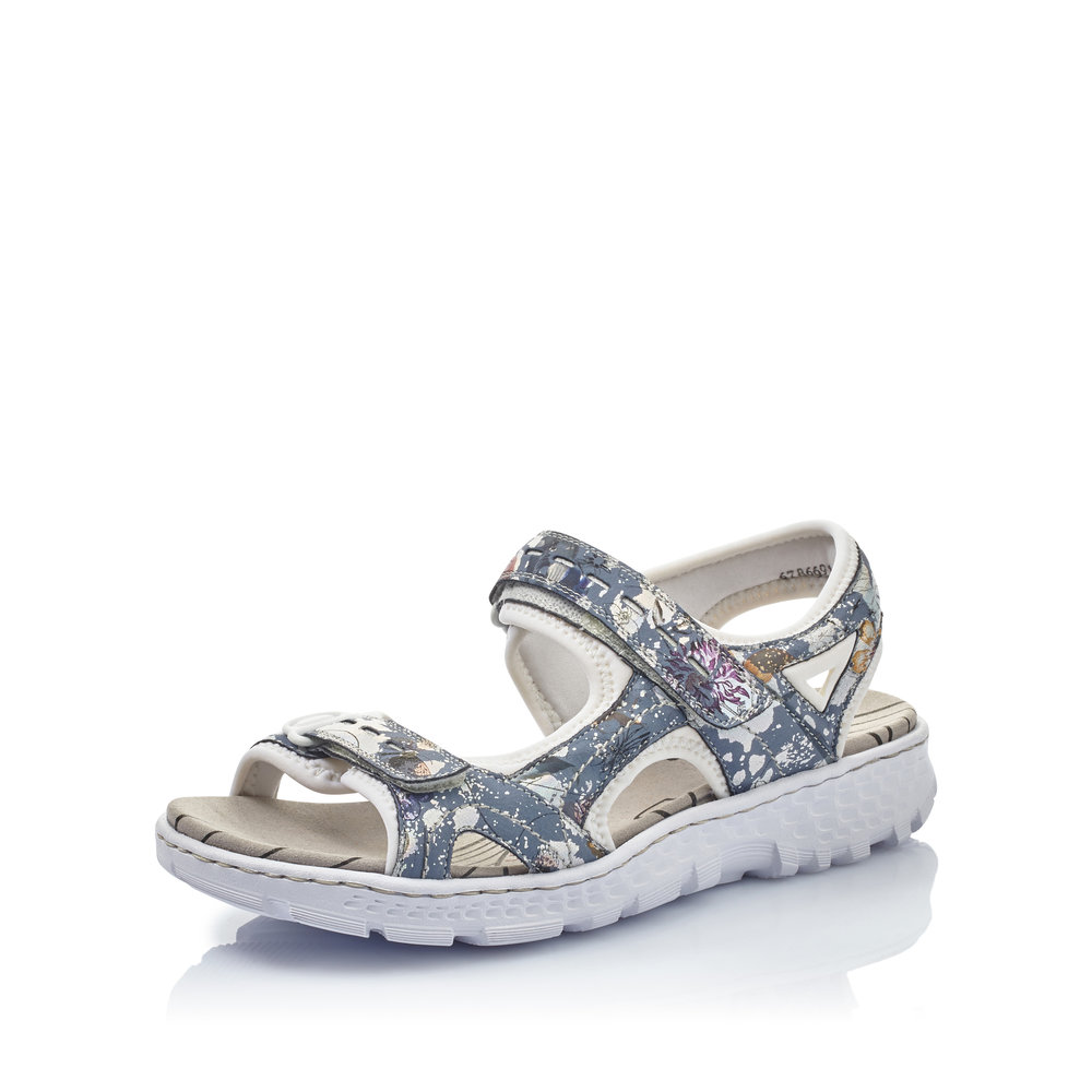 Rieker 67866-91 Navy multi sandal Sizes - 37, 38 and 39 only.  Price - £57 NOW £49