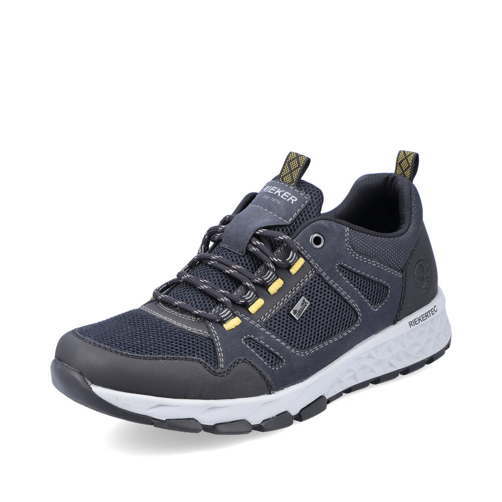Rieker Mens B6720-14 Navy multi Tex lace shoe Sizes - 42 to 47. Price - £75