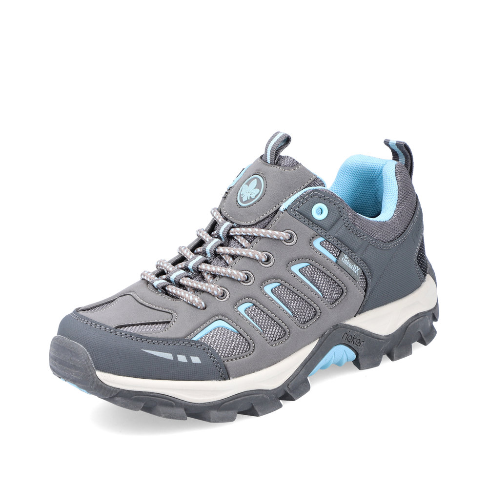 Rieker N8820-42 Grey blue Tex lace shoe Sizes - 37 only. Price - £69 NOW £59