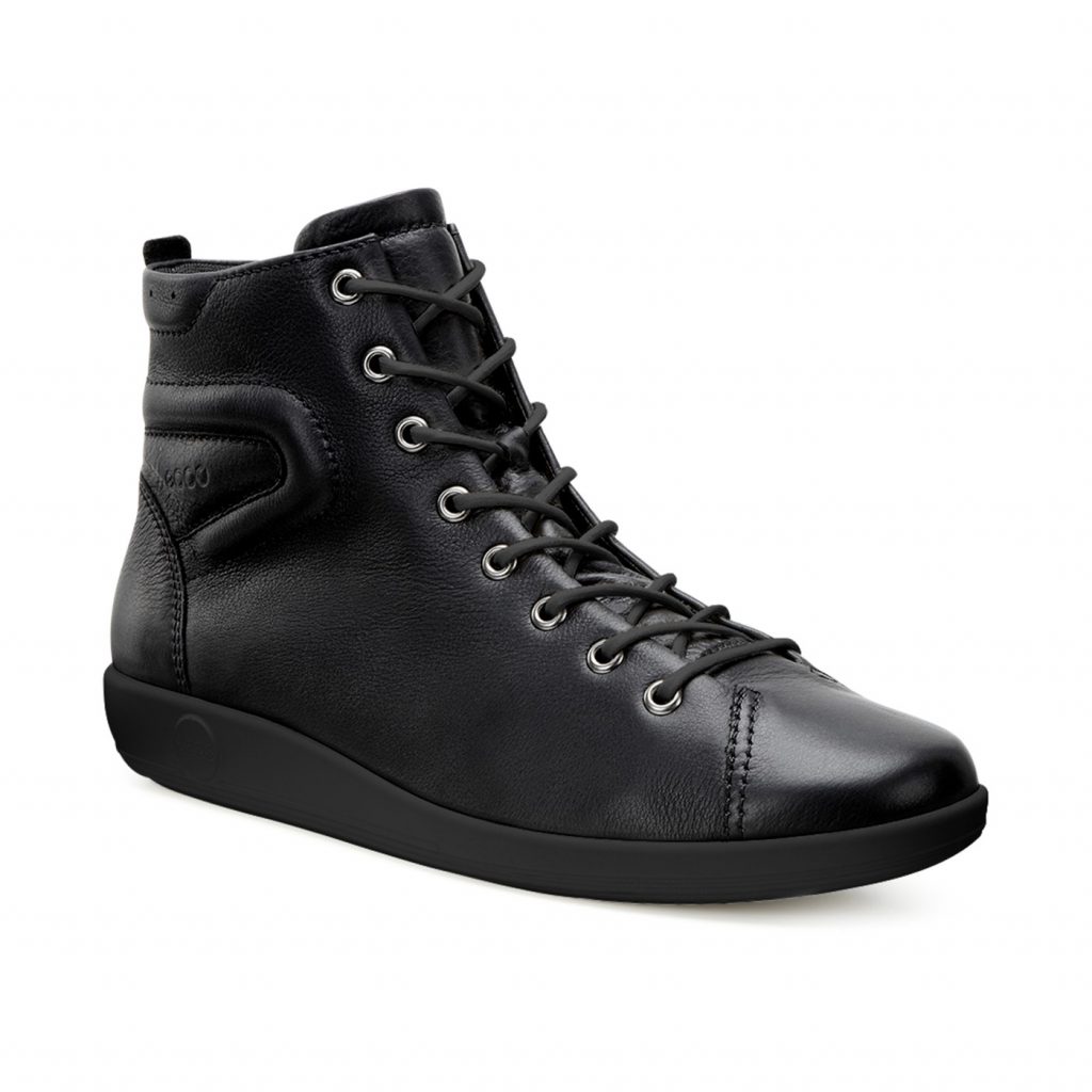 Ecco 206523 Soft 2 Black lace boot Sizes - Sold Out. Price - £110