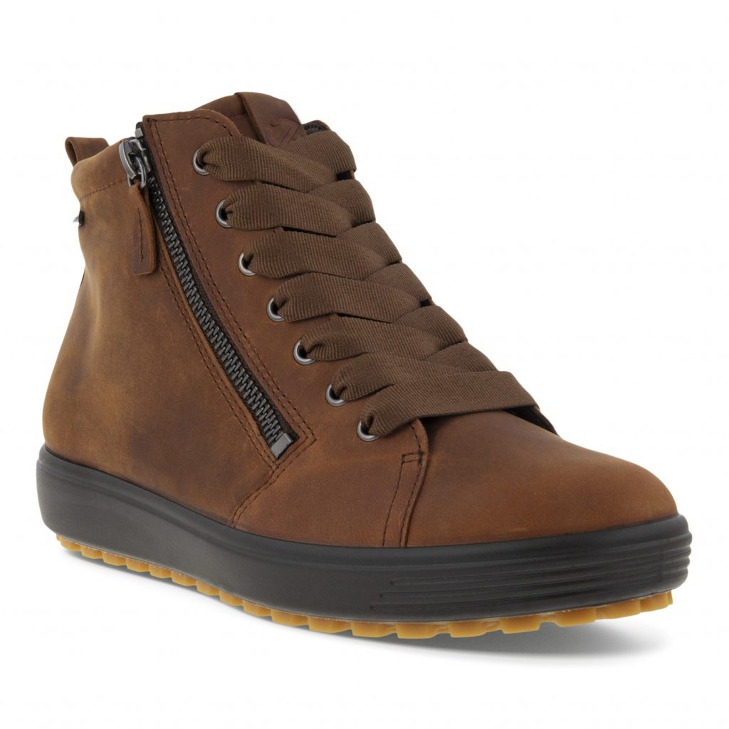 Ecco 450163 Soft 7 Tred GTX Tan zip lace boot Sizes - 38 to 41 Price - £150 