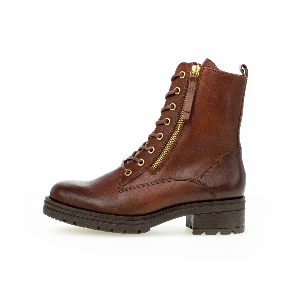 Gabor 92.785.55 Serve Chestnut zip lace boot Sizes - 4.5 Only. Price - £130 NOW £95