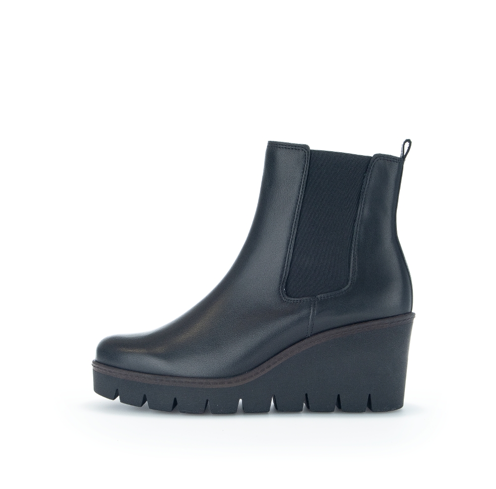 Gabor 94.781.27 Ubique black wedge chelsea boot Size - Sold Out. Price - £99 