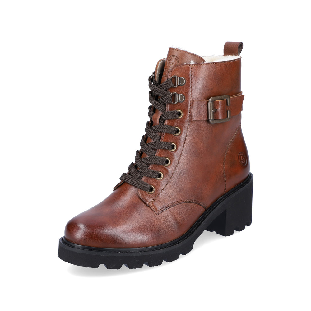 Remonte D0A74-22 Chestnut zip lace boot Sizes - 38 and 40. Price - £95 NOW £69