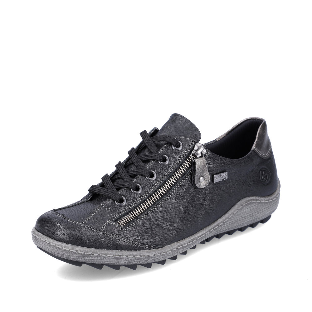 Remonte R1402-06 Black Tex zip lace shoe Sizes - 37 to 41. Price - £75 