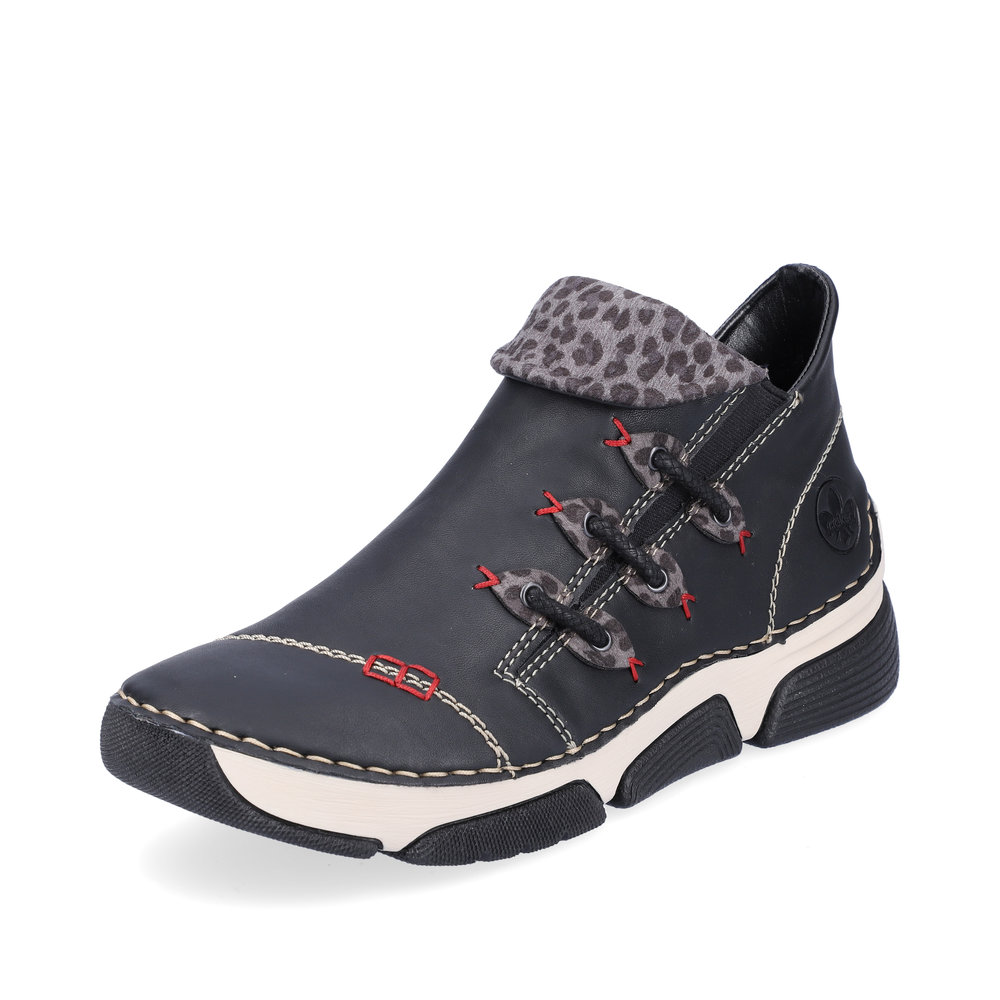 Rieker 45983-00 Black multi zip boot Sizes - 37 to 41. Price - £65 NOW £55