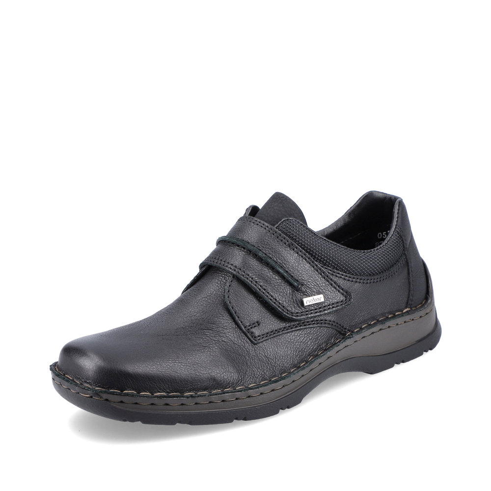 Rieker Mens 05358-01 Black strap shoe Sizes - 41 to 46 Price - £67 NOW £59