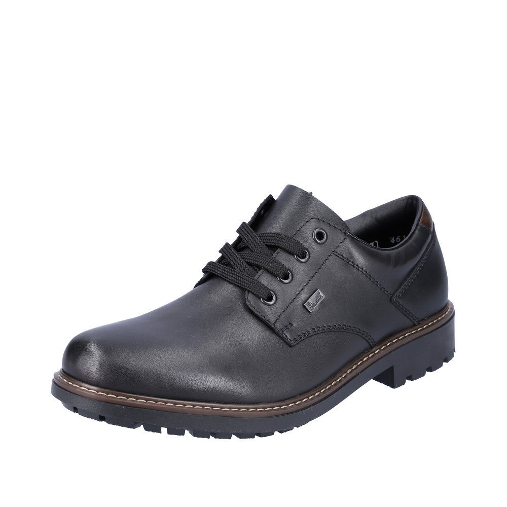 Rieker Mens F4611-00 Black Tex lace shoe Sizes - 41 to 45. Price - £79