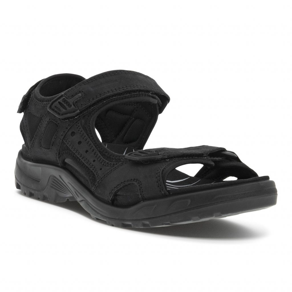 Ecco Mens 822184 Offroad wide fit black sandal Sizes - 41 to 45. Price - £95 NOW £79