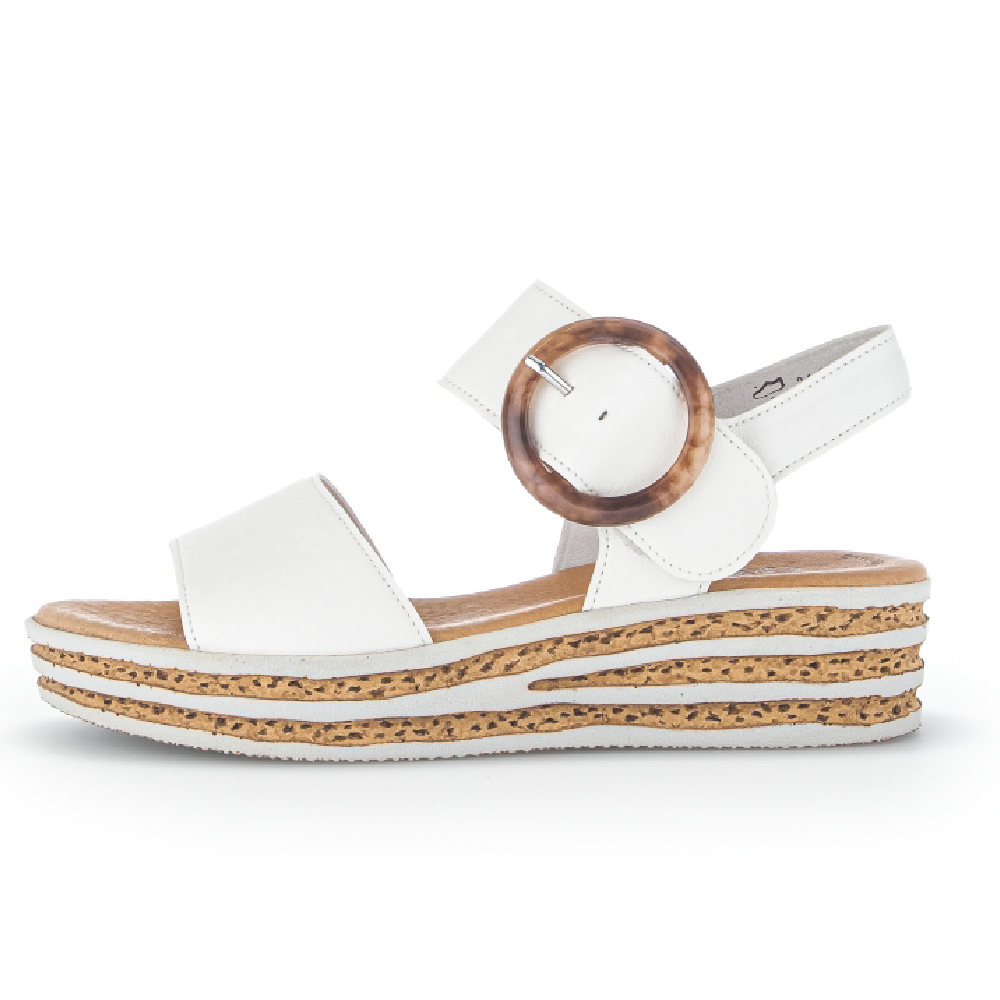 Gabor 24.550.20 Andre white sandal Sizes - 4.5 Only. Price - £85 NOW £65
