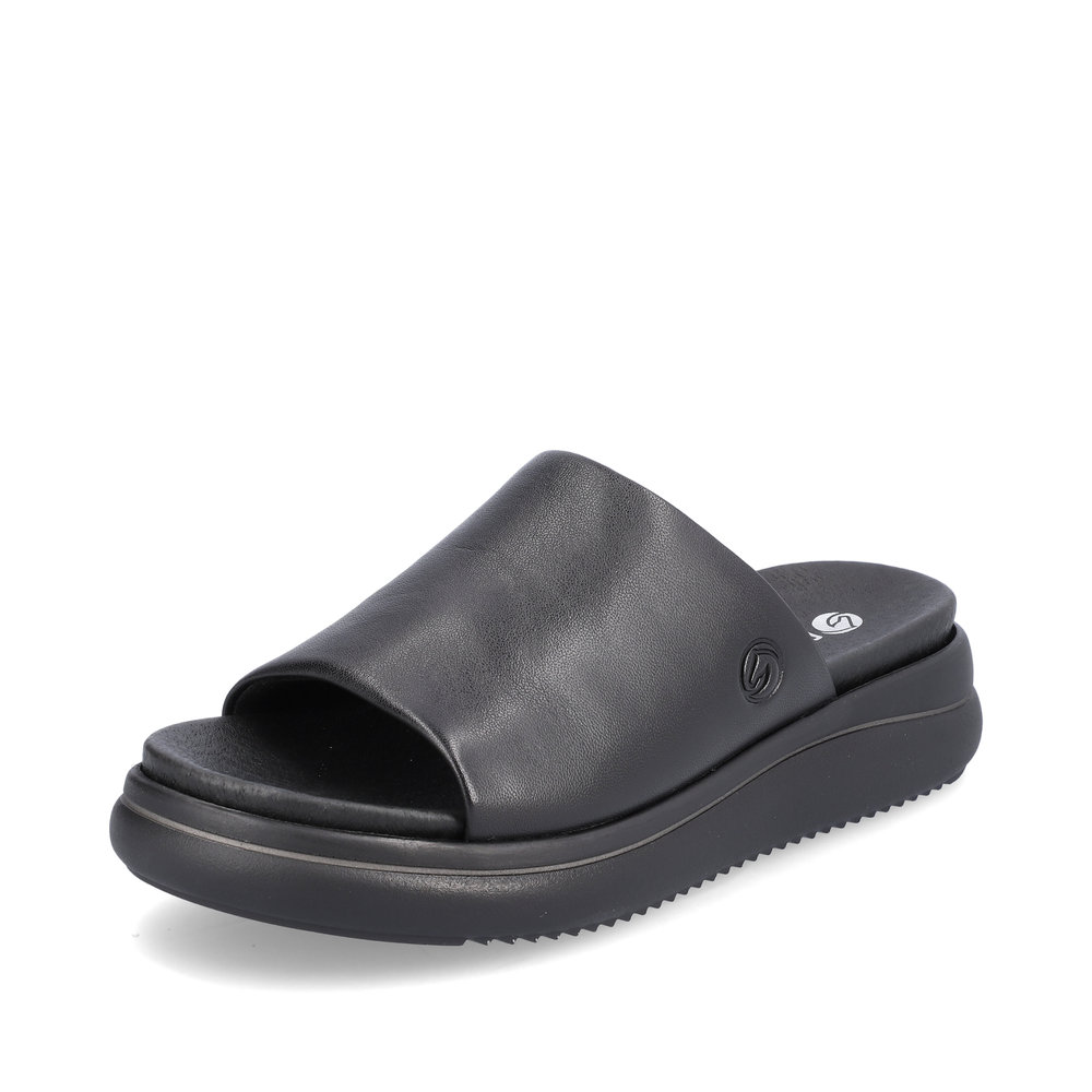 Remonte D0L51-00 black leather slide Sizes - 38, 41 and 42. Price - £69 NOW £55