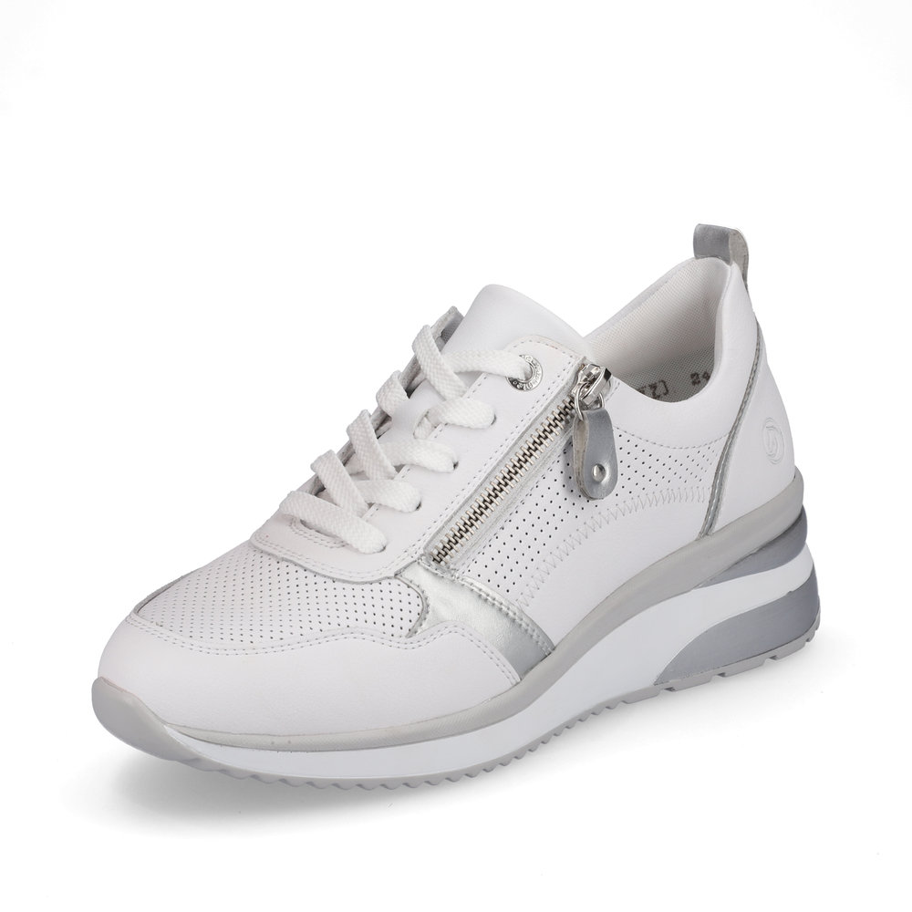 Remonte D2409-80 white zip lace shoe Sizes - 39 Only. Price - £85 NOW £69