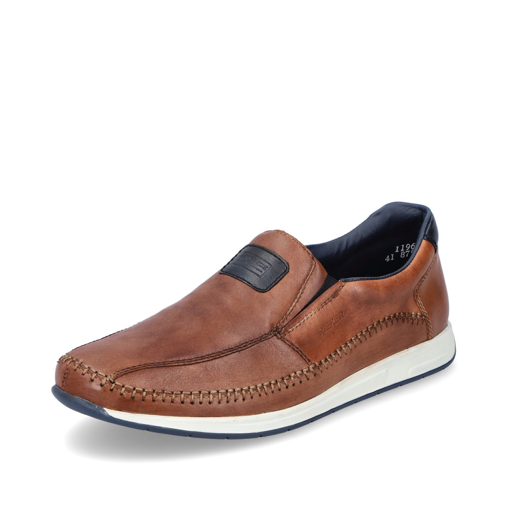 Rieker Mens 11962-25 Tan slip on shoe Sizes - 43 and 45 Only. Price - £75 NOW £59