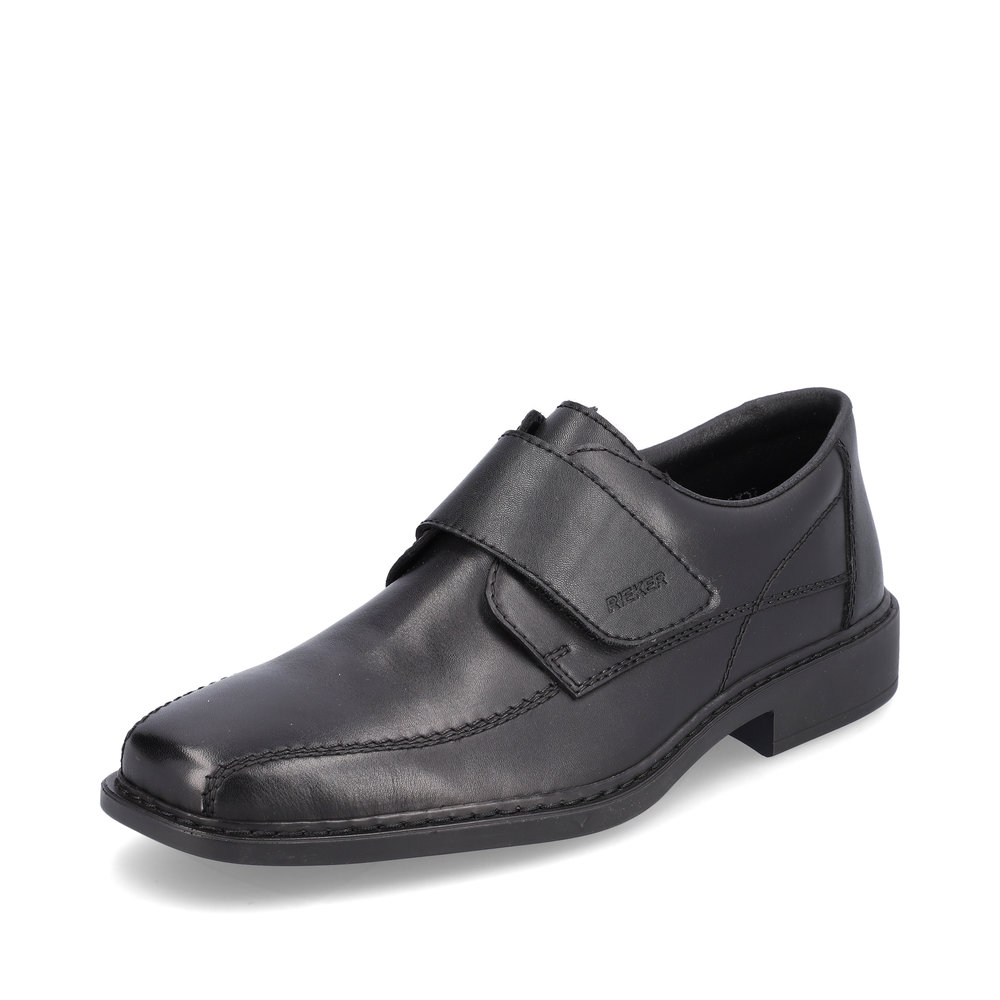 Rieker Mens B0853-00 Black velcro strap shoe Sizes - 41 to 45. Price - £75