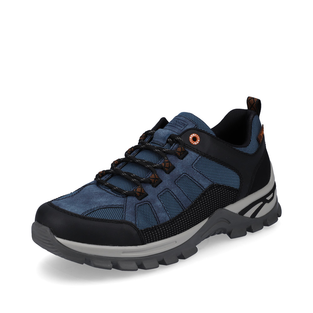 Rieker Mens B6810-14 Blue multi Tex lace shoe Sizes - 41 and 42 Only. Price - £82 NOW £69