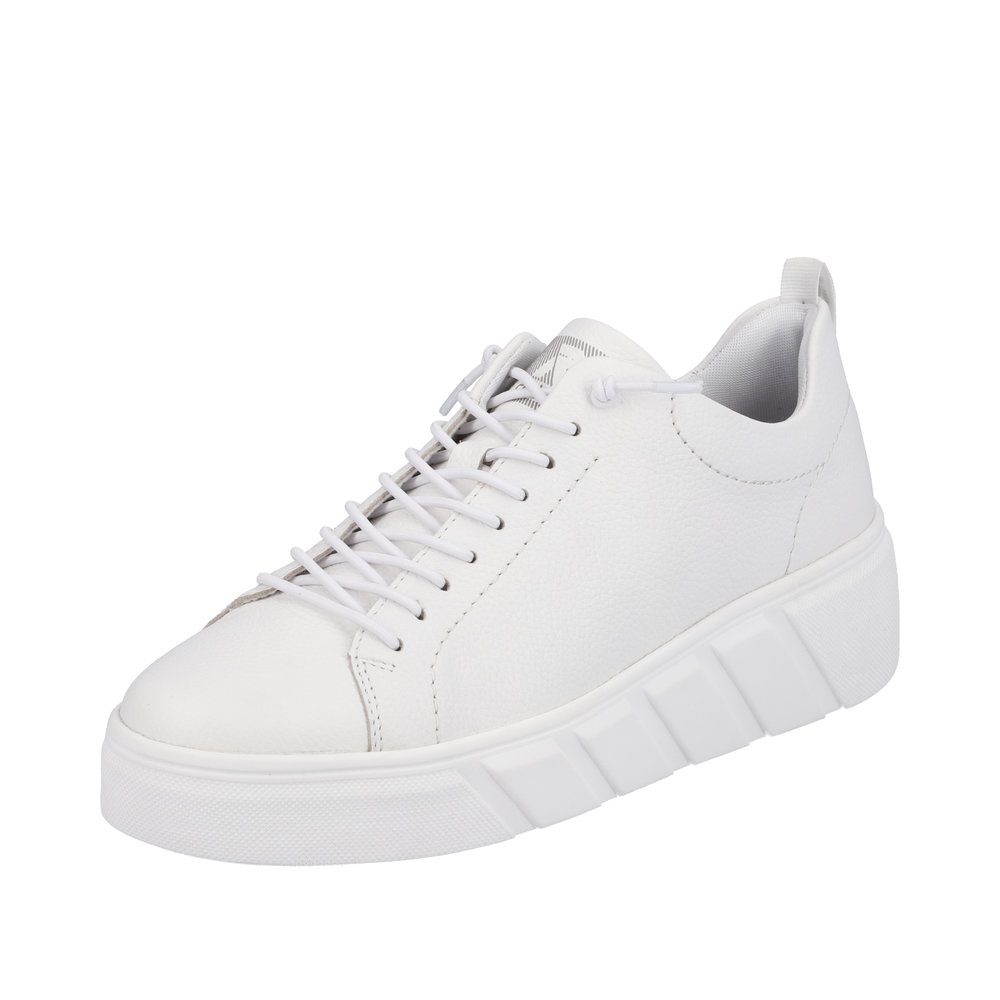 Rieker W0500-80 White elastic lace shoe Sizes - 40 only. Price - £79 NOW £65