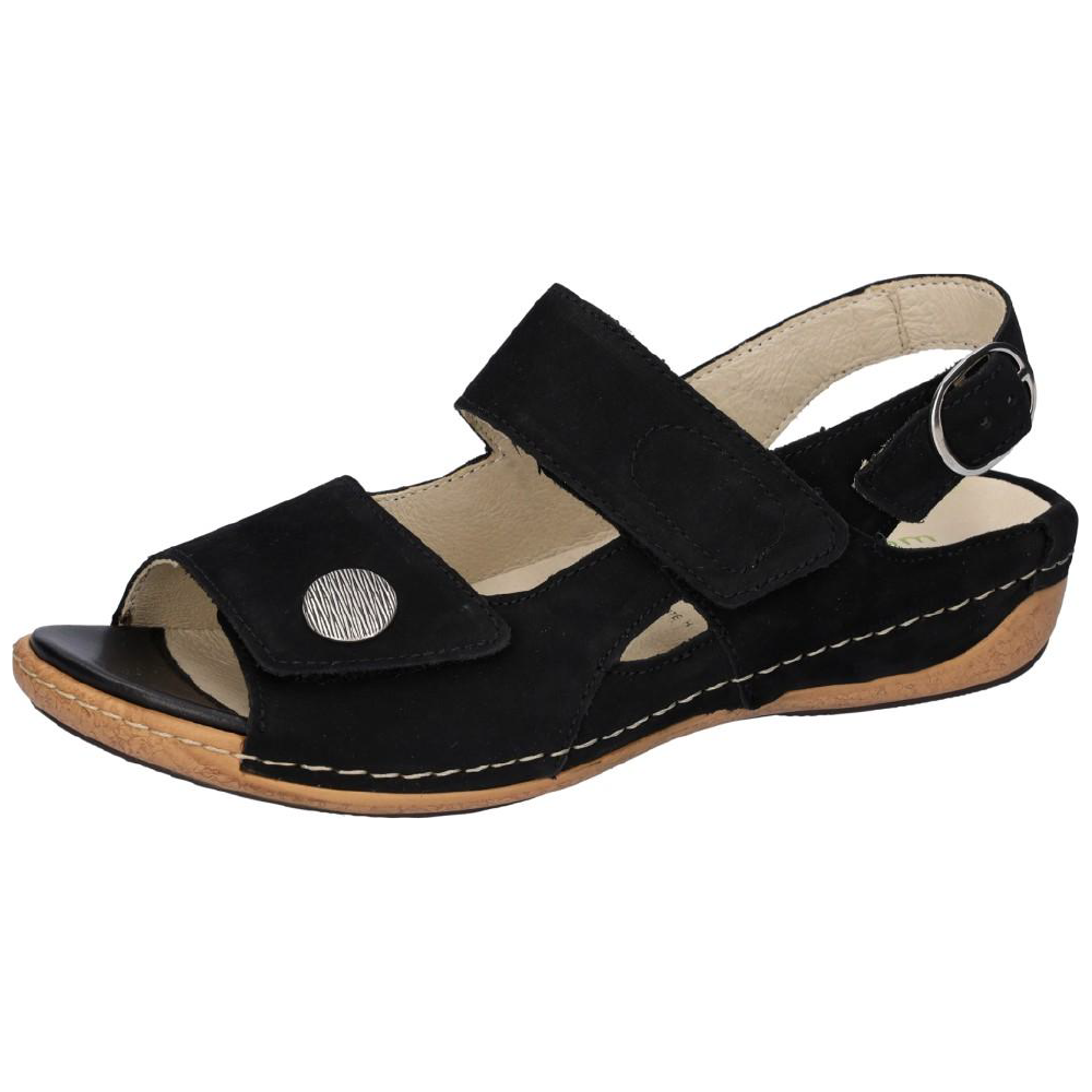 Waldlaufer 342002 Heliett black sandal Sizes -Sold Out. price - £79