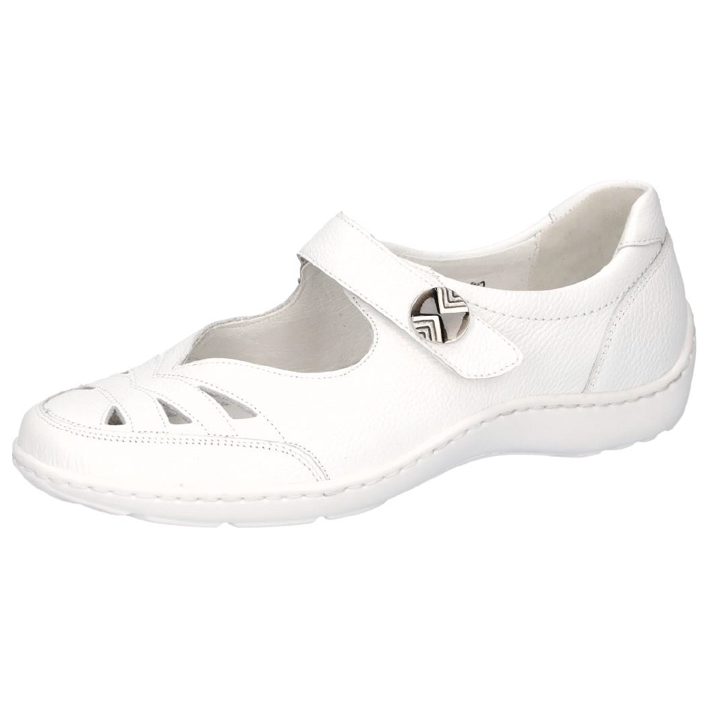 Waldlaufer 496309 Henni white strap shoe Sizes - 6 and 6.5 Only. Price - £79 NOW £59