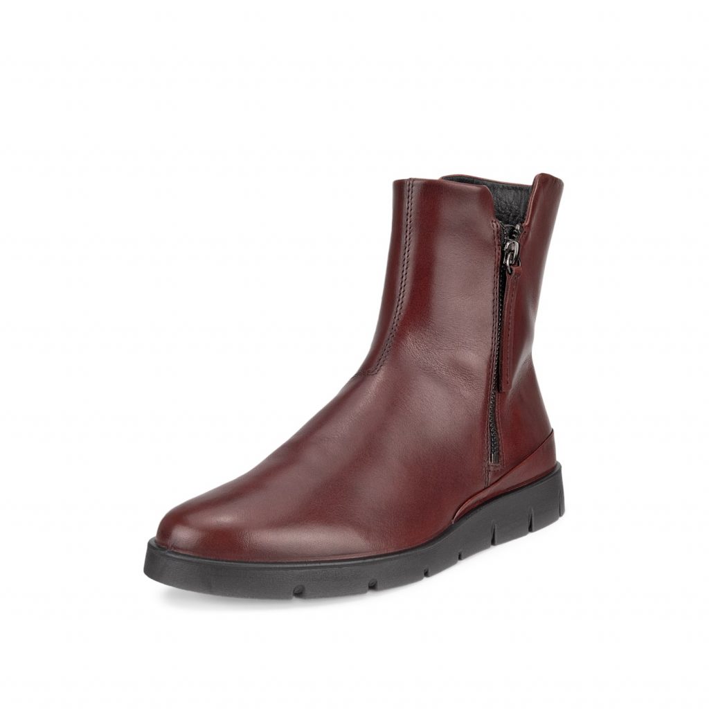 Ecco 282393 Bella brown mid-cut zip boot Sizes - 37 to 41. Price - £140